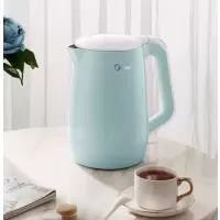 美的烧水壶家用304不锈钢电热水壶小型开水自动断电保温一体茶壶
