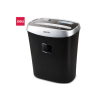 得力(deli)个人办公碎纸机文件粉碎机 小型家用静音桌面碎纸机33103