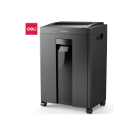 得力(deli)米粒级高保密办公商用碎纸机 5级保密文件颗粒粉碎机33162