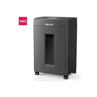 得力(deli)办公商用碎纸机文件颗粒粉碎机4级保密 家用商用碎纸33105