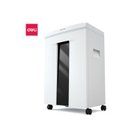 得力(deli) 德国5级高保密办公商用碎纸机文件颗粒粉碎机 60分钟长时间碎纸机33152