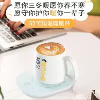 宜阁(Edei)玻璃底座55度恒温陶瓷电热杯(300ml)