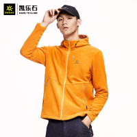 凯乐石户外抓绒衣男摇粒绒长袖外套透气保暖舒适开衫连帽运动卫衣