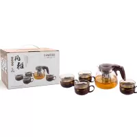 蓝贝奇(LANBEIQI) H2033-5 风雅养生茶具五件套 HB