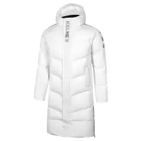 KELME/卡尔美运动棉服男女长款加厚保暖棉衣生活休闲棉袄连帽外套