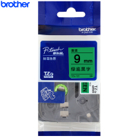 兄弟(brother)TZe-Z721原装标签色带/碳带 绿底黑字9mm