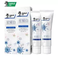 黑人(DARLIE)星耀白雪绒花牙膏2支组合装(共240g)去牙渍 咖啡渍 亮白牙齿 进口星星片