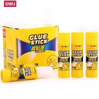 得力(deli)7092得力固体胶 文具办公用品PVP固体胶水 快干耐用胶棒 固体胶胶棒 20g/支 12支装.