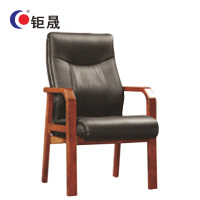 钜晟会议椅实木油漆会议椅 JS10121