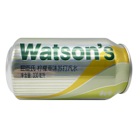 屈臣氏柠檬草苏打汽水330ml