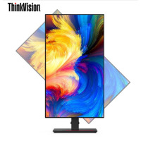 联想(ThinkVision)27英寸 2K QHD IPS 四边微边框 Type-C90W反向充电 升降旋转 思匠27全面屏显示器P27h-20