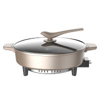 美的（Midea）电火锅 DH3411电炒锅多功能电热锅煎锅烙饼机6L升 1800W
