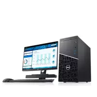 戴尔（DELL)C3991M台式机I3-10100 8G 128G+1T 集显无光驱 W10神州网信 21.5英寸显示器