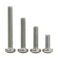 螺丝沉头螺钉十字平头螺丝机牙螺钉M4*10/M4*20/m4*30 (100只/袋)