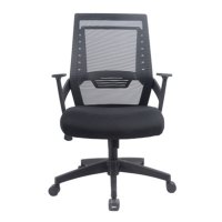 员工电脑椅 办公椅 职员会议椅 网布网椅 301-B 黑色、蓝灰
