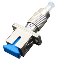 信测 TRIBRER FC-SC 光纤转接头阴阳适配器 FC公头转SC母头