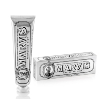 Marvis玛尔斯银色白皙薄荷牙膏85ml 亮白去渍担当