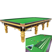 会军(Huijun)-HJ-Y018英式斯诺克标准桌球台家用成人球桌案子3.8米桌球台 鼎配配置