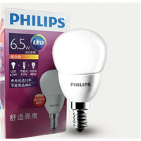 飞利浦 PHILIPS LED球泡 6.5W 600lm 3000K E14(包装数量 1个)(97)