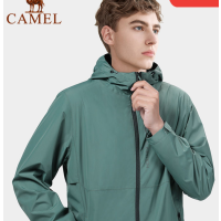 骆驼(CAMEL) A0S246102户外服装单层冲锋衣男