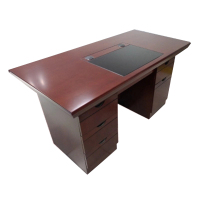 超创 贴木皮办公桌 1.6m