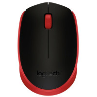 罗技(Logitech)M171鼠标RS无线鼠标 办公鼠标 对称鼠标 红色 带无线2.4G接收器