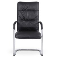 弓形办公椅 职员会议椅 电脑椅 弓字型培训椅P012 黑色
