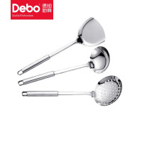 德铂(Debo) DEP-DZ284 奥德尔 不锈钢汤蒸锅生铁炒锅七件套(H)