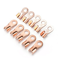 铜耳 开口铜鼻子 国标A紫铜接线端子铜线耳