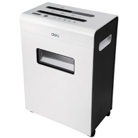 得力(deli) 9903碎纸机 办公商用多功能碎纸机 4级保密办公碎纸机文件粉碎机(白)(台)