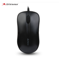 双飞燕 WM-100 鼠标 有线鼠标 便携鼠标 对称鼠标 黑色