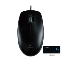 罗技(Logitech)M100r 有线鼠标+键盘垫