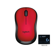 罗技(Logitech)M220红色无线鼠标+鼠标垫