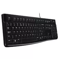 罗技(Logitech) K120 有线键盘 办公键盘 全尺寸键盘 黑色