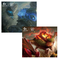 罗技(Logitech) 英雄联盟鼠标垫-46×40cm(图案随机发货)