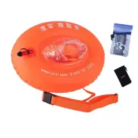 (五金工具) F906 双气囊游泳跟屁虫浮漂游泳包可装衣物野外安全救生设备F-906送钥匙袋+防水袋