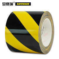 （五金工具） 安赛瑞15641耐磨型划线胶带黄黑（卷)