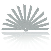 广博(GuangBo)MG5422 美工刀片 10盒装 小号裁纸刀片 小刀片 墙纸刀片 刀片 壁纸刀片