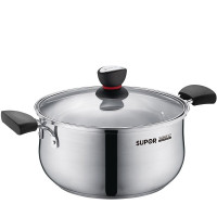 苏泊尔奶锅ST22H1 不锈钢汤锅电通用22cm