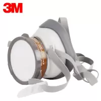 3M防毒面具1201防粉尘RS防毒防工业化工气体防异味面具