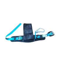 信志连成(XINZHILIANCHENG)高空作业安全带单腰速差式安全带防坠落伸缩式安全带 蓝色