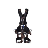 信志连成(XINZHILIANCHENG)风电专用安全带 高空作业防坠落安全带 四点式安全带 全铝配件 黑色