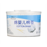 企购优品 双圆头棉签消毒棉花棒木棒棉球一次性卫生棉棒 4盒装 共2000支