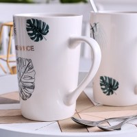 中锐智采 北欧陶瓷水杯 马克杯带勺 伴手杯子 定制logo实用马克杯 单套价格