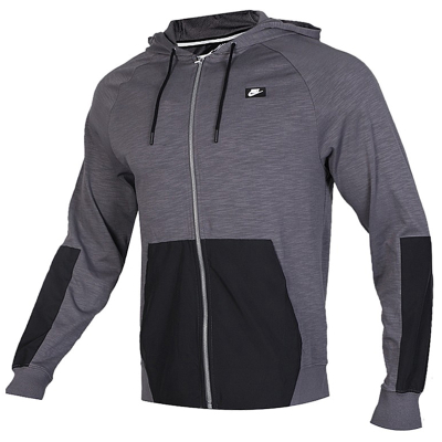 NIKE/耐克 男装 AN M NSW ME HOODIE FZ运动训练休闲针织舒适连帽夹克 CI9585-021