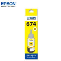 爱普生(EPSON) T6744黄色墨水 原装 适用L1800/850/805打印机墨水