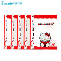 广博(GuangBo) KT81007 25K/40页胶装记事本 5本装 hello Kitty软抄本日记本笔记本