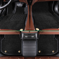 恒源祥专车定制汽车脚垫全包围绒面脚垫单双层环保皮革绣花绒垫脚垫适用于奥迪丰田卡罗拉大众宝马沃尔沃别克suv萨特crv脚垫