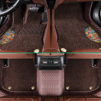 恒源祥专车定制汽车脚垫全包围绒面脚垫单双层环保皮革绣花绒垫脚垫适用于奥迪丰田卡罗拉大众宝马沃尔沃别克suv萨特crv脚垫