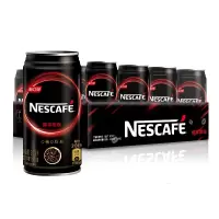 雀巢咖啡(Nescafe) 醇享黑咖啡 即饮咖啡饮料210ml*16罐